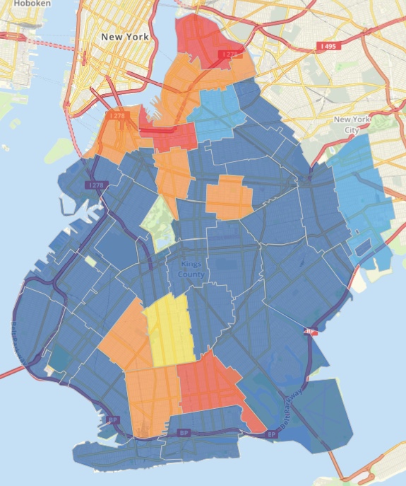 Brooklyn Progress Map